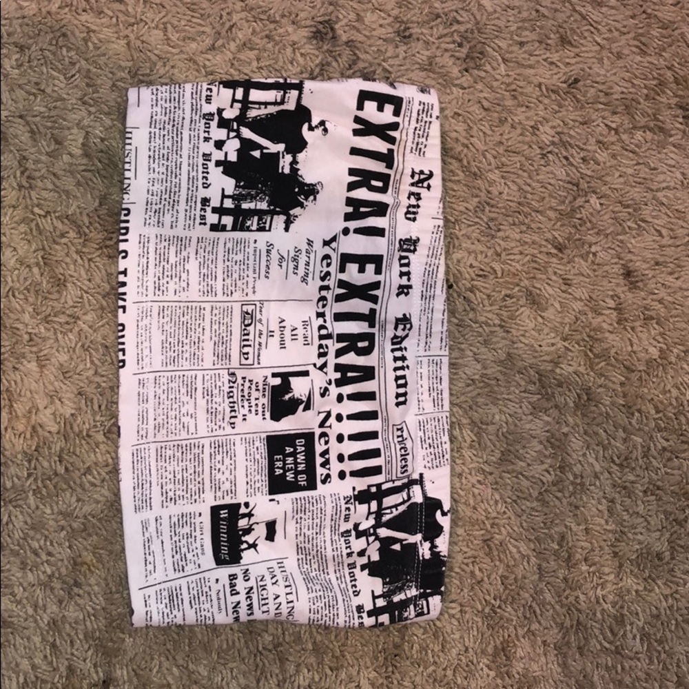 Cute newspaper tube top